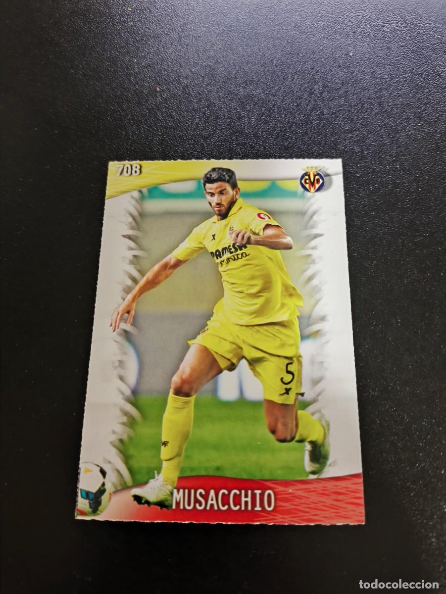 Cromos de Futebol: 708 Musacchio VILLARREAL ULTIMA HORA UH MUNDICROMO LIGA 2013 2014 13 14 PLATINUM NO PANINI ESTE