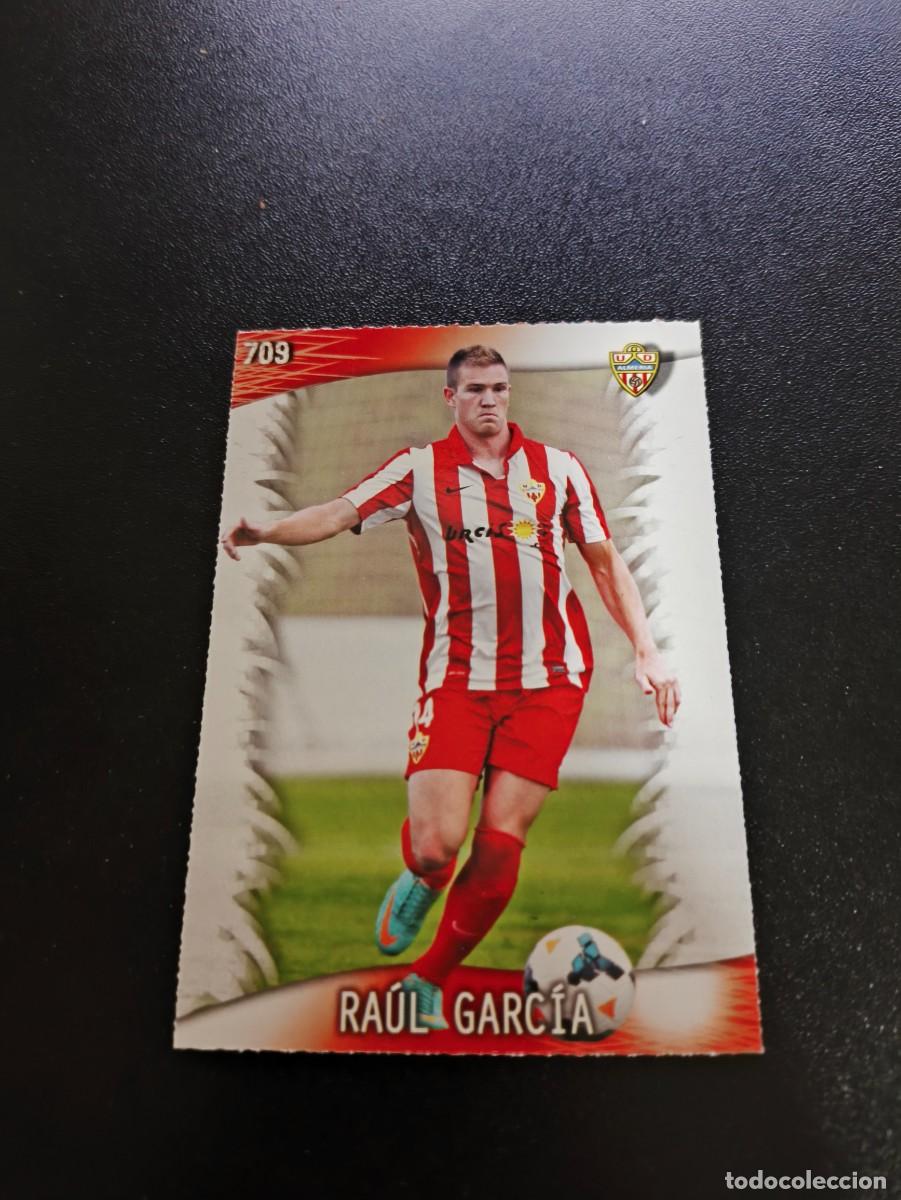Cromos de Futebol: 709 Ra&uacute;l Garc&iacute;a ALMERIA ULTIMA HORA UH MUNDICROMO LIGA 2013 2014 13 14 PLATINUM NO PANINI ESTE
