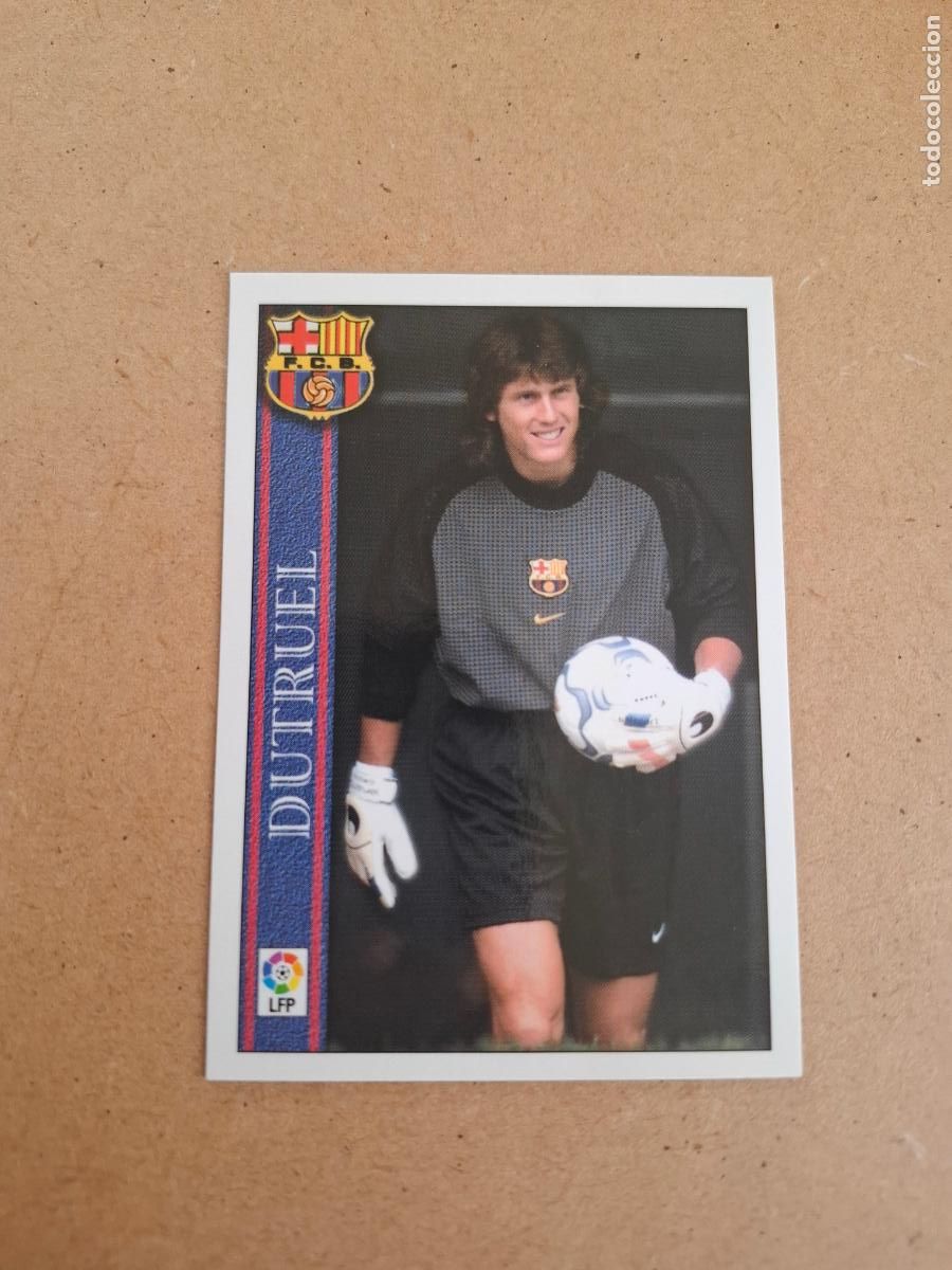 Football Stickers: MUNDICROMO 2000 2001 00 01 - 25 DUTRUEL - FC. BARCELONA