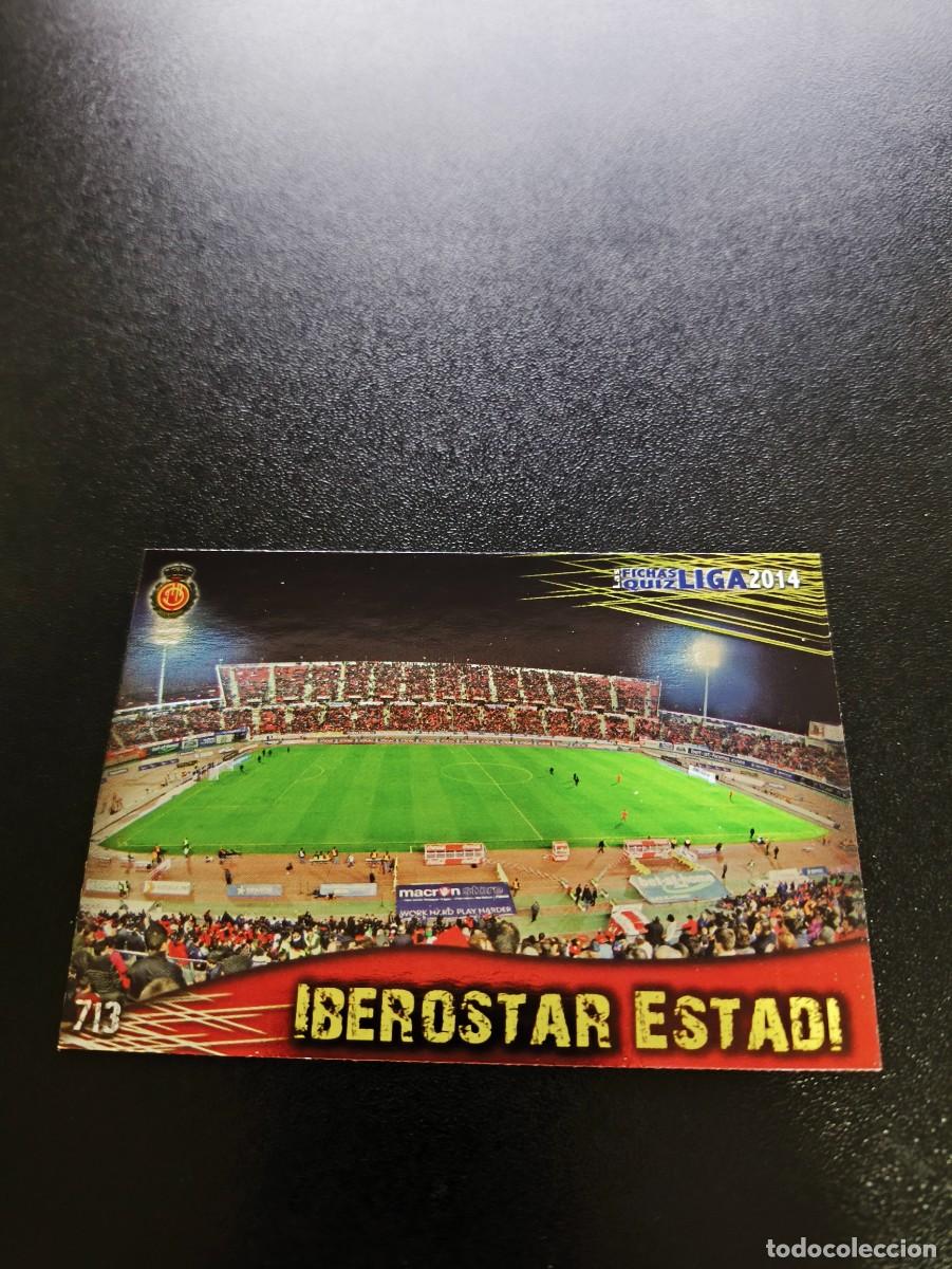 Football Stickers: 713 IBEROSTAR ESTADI BRILLO LISO MALLORCA MUNDICROMO LIGA 2013 2014 13 14 PLATINUM NO PANINI ESTE