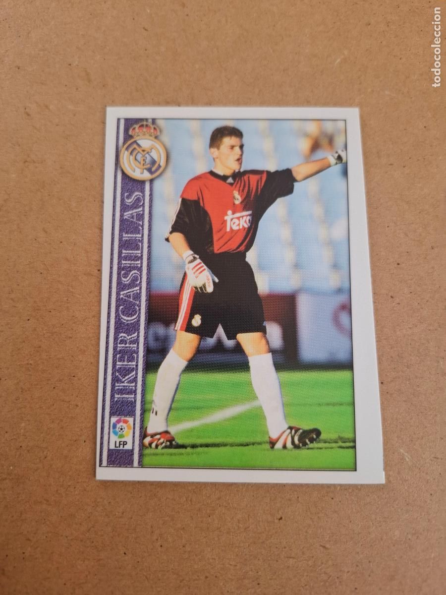Cromos de F&uacute;tbol: MUNDICROMO 2000 2001 00 01 - 88 CASILLAS ( ERROR DE CORTE ) - REAL MADRID