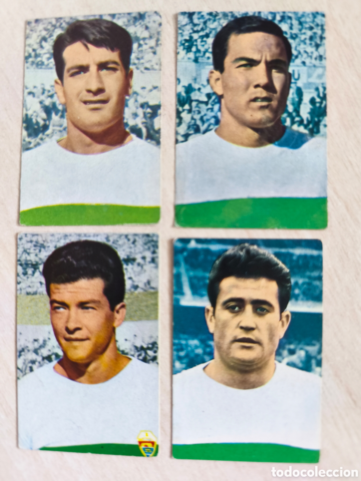 Cromos de F&uacute;tbol: ELCHE C.F. - CUATRO CROMOS RUIZ ROMERO 1967-68 LEZCANO VAVA OVIEDO PONCE