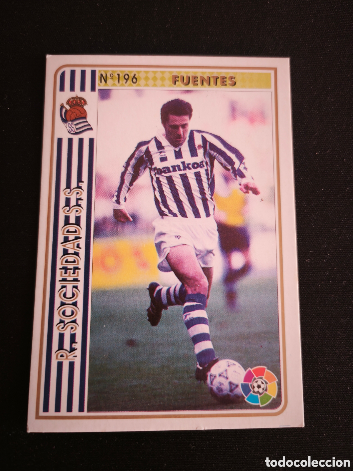 Cromos de F&uacute;tbol: 196 Fuentes Real Sociedad LAS FICHAS DE LA LIGA MUNDICROMO 1994 1995 94 95