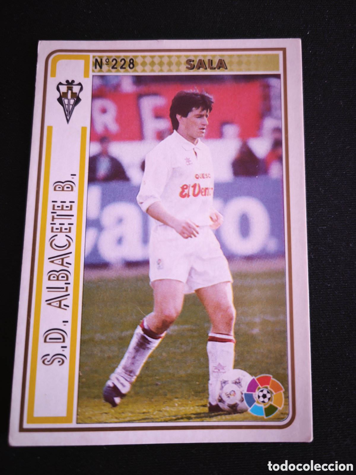 Fu&szlig;ball-Sticker: 228 Sala Albacete LAS FICHAS DE LA LIGA MUNDICROMO 1994 1995 94 95