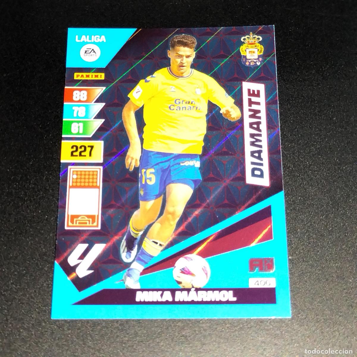 Cartes &agrave; collectionner de Football: 406 MIKA MARMOL DIAMANTE LAS PALMAS CROMOS ADRENALYN XL LALIGA CARD 2023 2024 23 24 PANINI