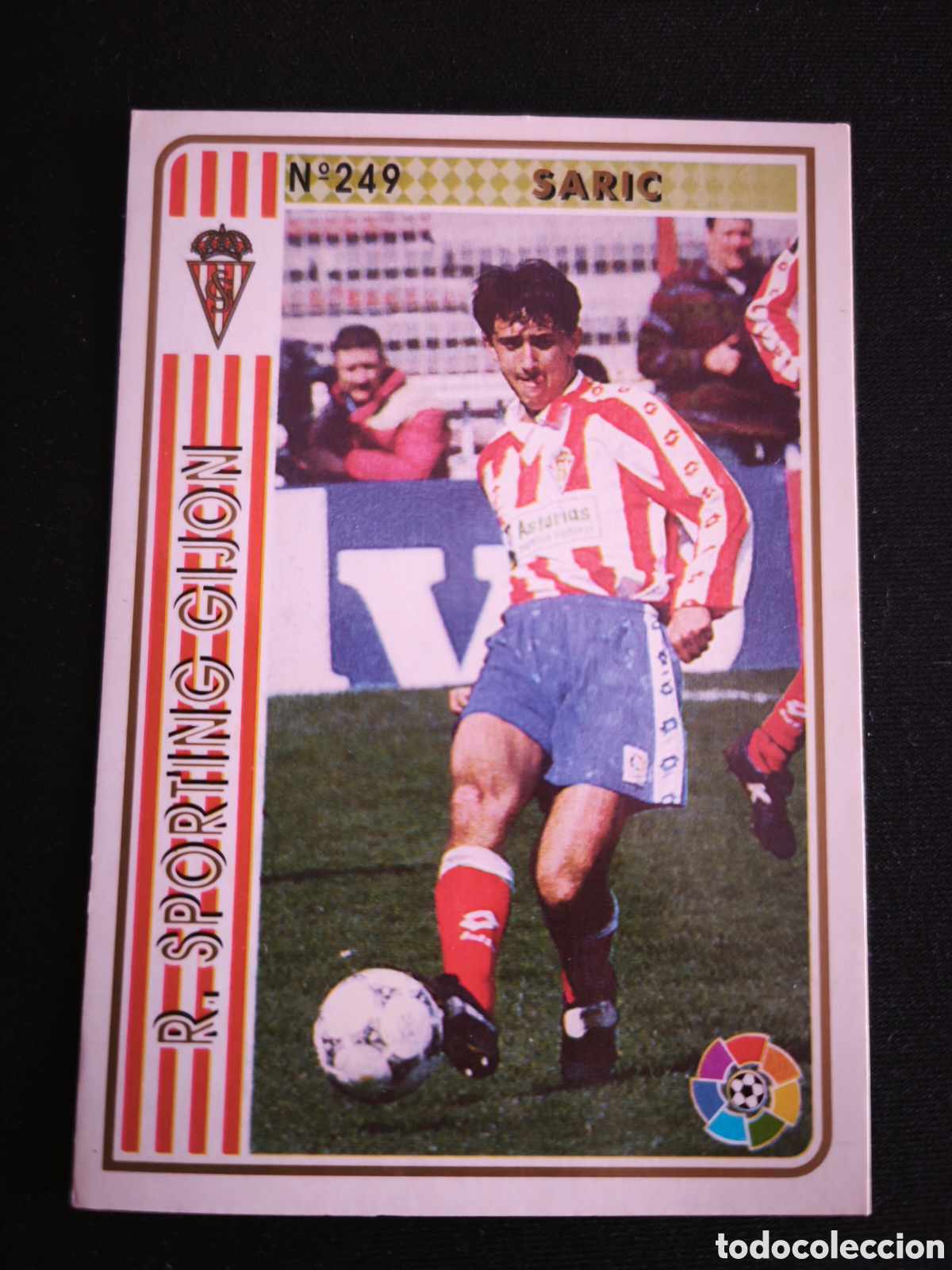 Cartes &agrave; collectionner de Football: 249 Saric Sporting Gijon LAS FICHAS DE LA LIGA MUNDICROMO 1994 1995 94 95