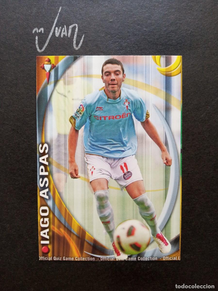 Cromos de Futebol: N&ordm; 960 IAGO ASPAS RC CELTA VIGO ESPA&Ntilde;A ⚽ MUNDICROMO &reg; PLATINUM FICHAS LIGA QUIZ GAME 2010 2011 10 11