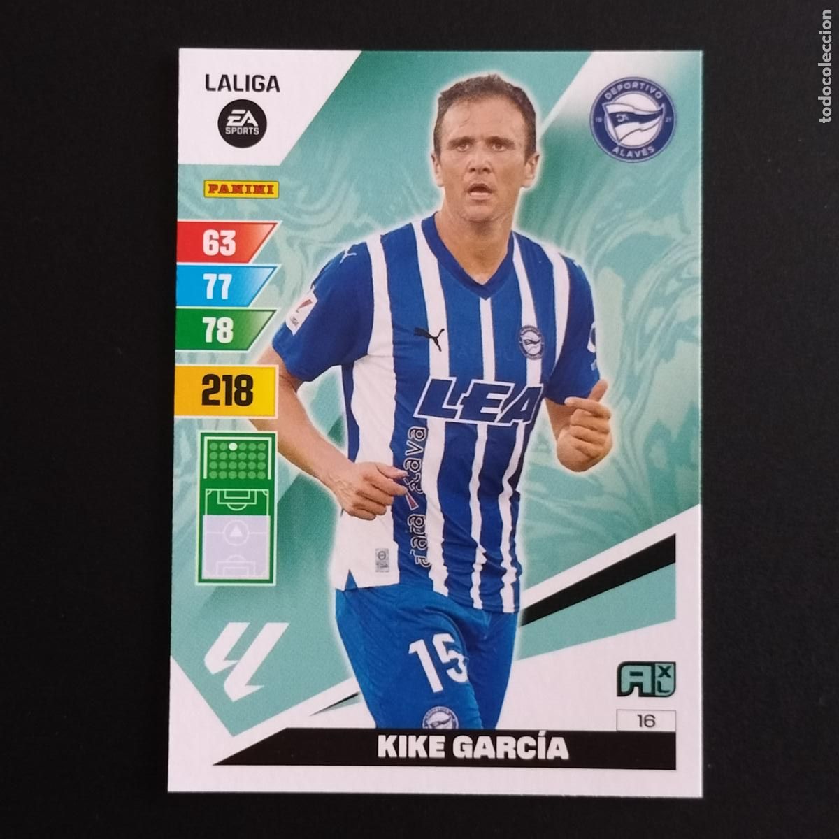 Cartes &agrave; collectionner de Football: 16 KIKE GARCIA ALAVES CROMOS ADRENALYN XL LALIGA CARD 2023 2024 23 214 PANINI