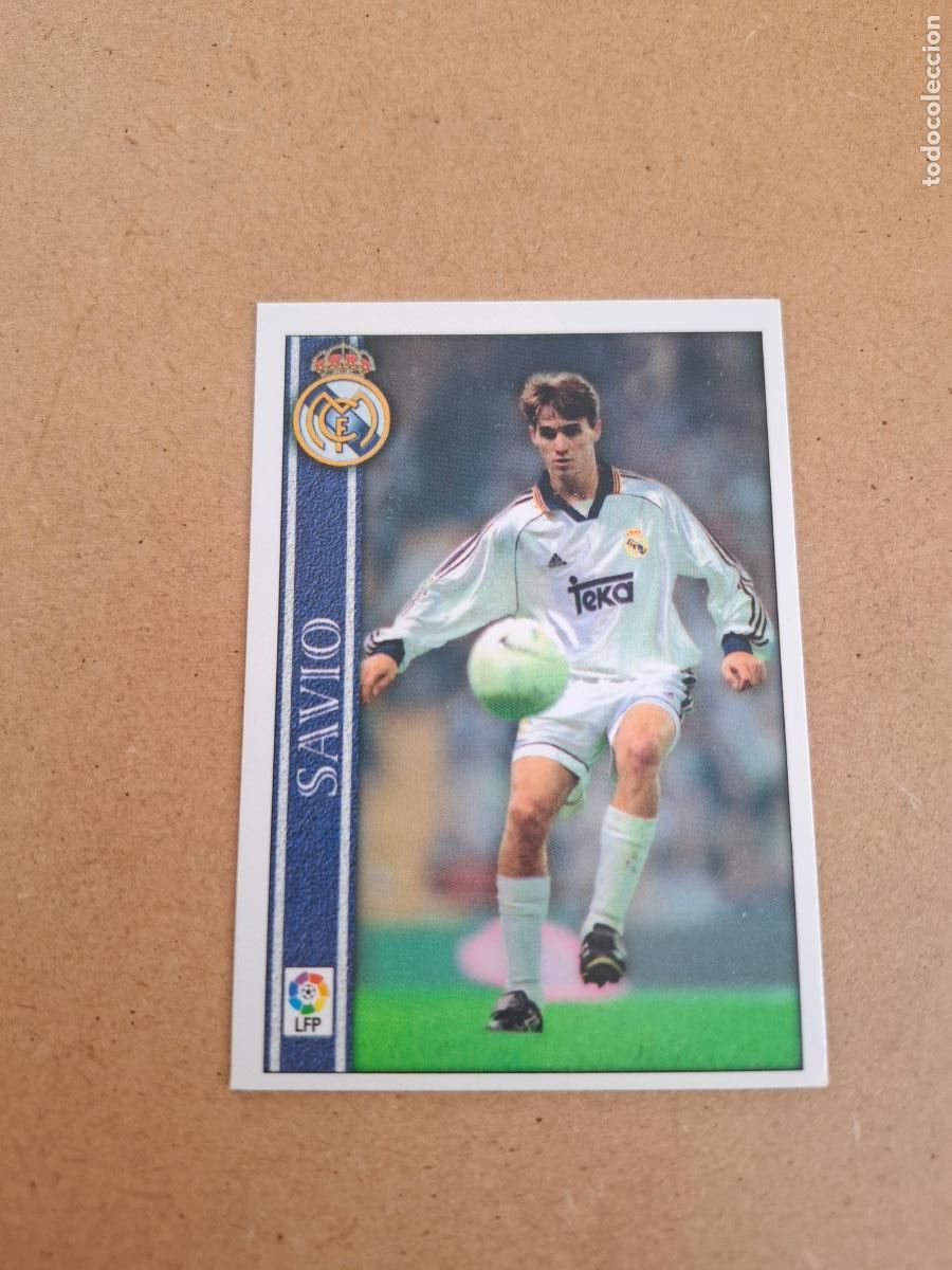 Cartes &agrave; collectionner de Football: MUNDICROMO 2000 2001 00 01 - 105 SAVIO ( CORREGIDO ) - REAL MADRID