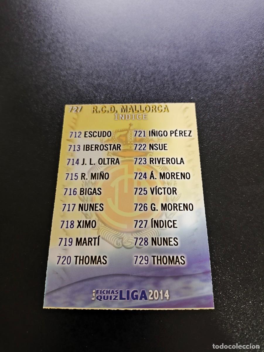 Cartes &agrave; collectionner de Football: 727 INDICE MALLORCA MUNDICROMO LIGA 2013 2014 13 14 PLATINUM NO PANINI ESTE