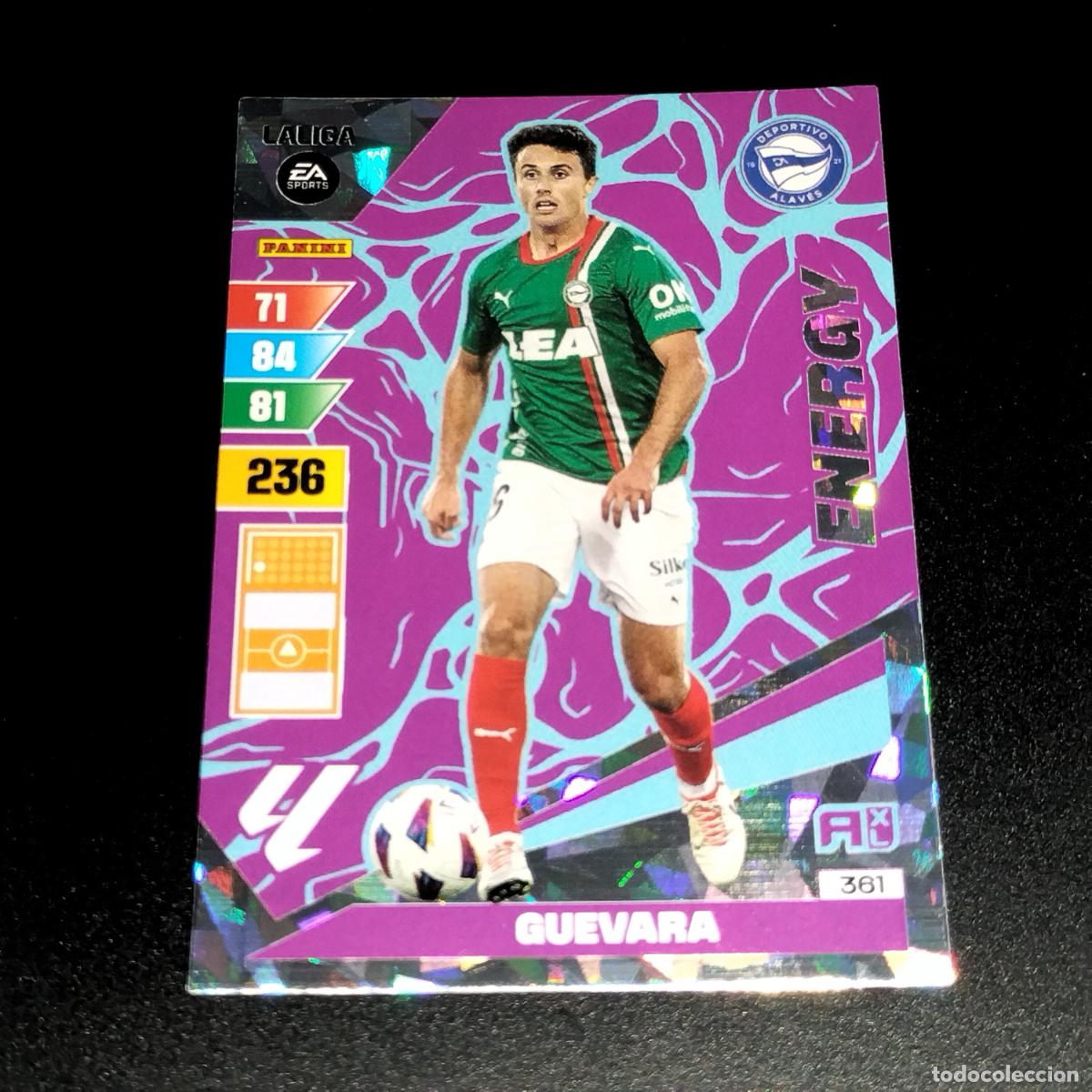 Cartes &agrave; collectionner de Football: 361 GUEVARA ENERGY ALAVES CROMOS ADRENALYN XL LALIGA CARD 2023 2024 23 214 PANINI
