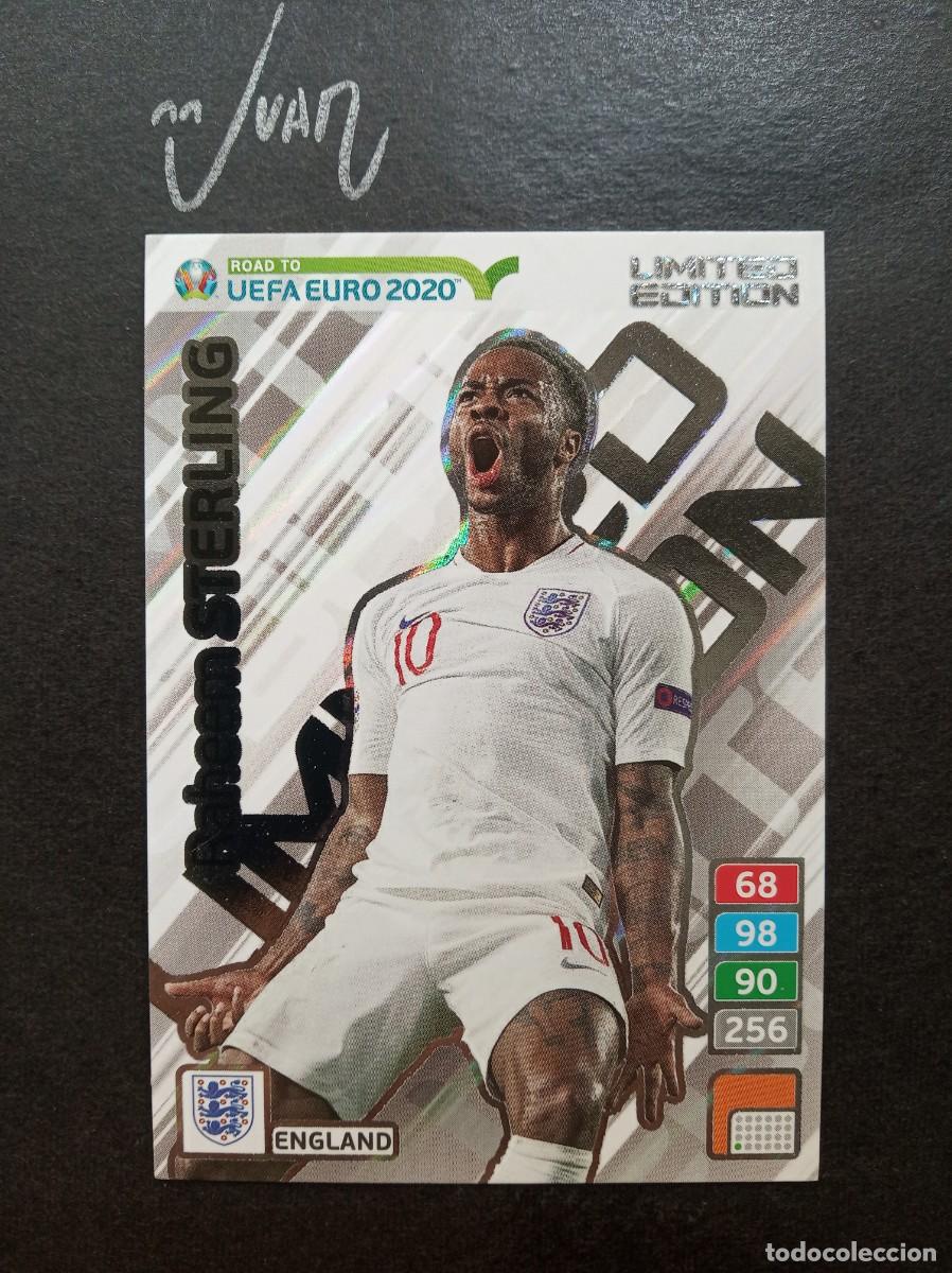 Cromos de F&uacute;tbol: LIMITED EDITION STERLING INGLATERRA MANCHESTER CITY ⚽ PANINI &reg; ADRENALYN XL ROAD UEFA EURO 2020 20