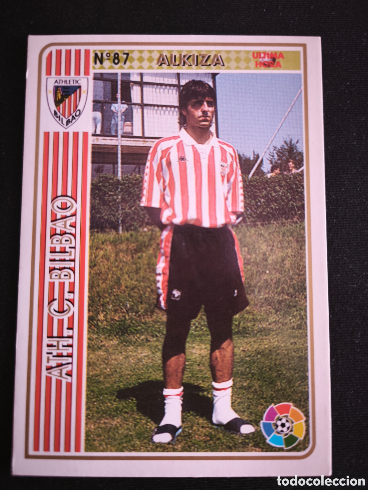 Cromos de F&uacute;tbol: 87 UH Ultima Hora Alkiza Athletic Club LAS FICHAS DE LA LIGA MUNDICROMO 1994 1995 94 95