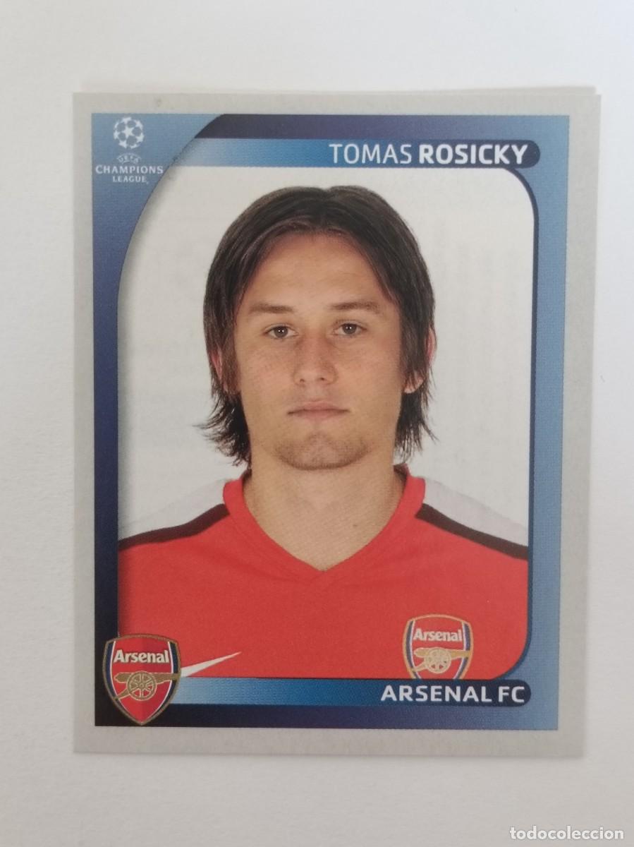 Football Stickers: #69 ROSICKY (ARSENAL) CHAMPIONS LEAGUE 2008/2009 PANINI