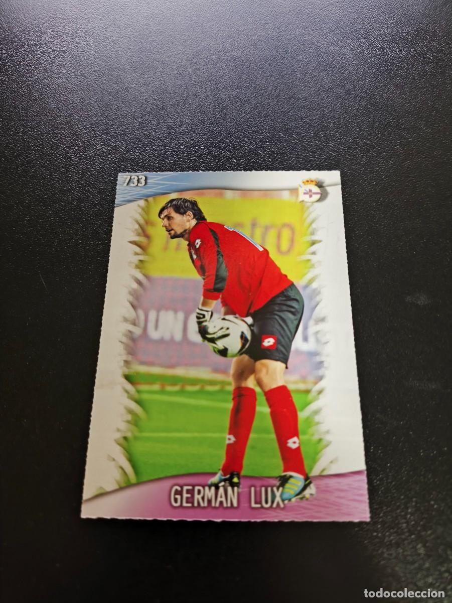 Fu&szlig;ball-Sticker: 733 Germ&aacute;n Lux DEPORTIVO DE LA CORU&Ntilde;A MUNDICROMO LIGA 2013 2014 13 14 PLATINUM NO PANINI ESTE