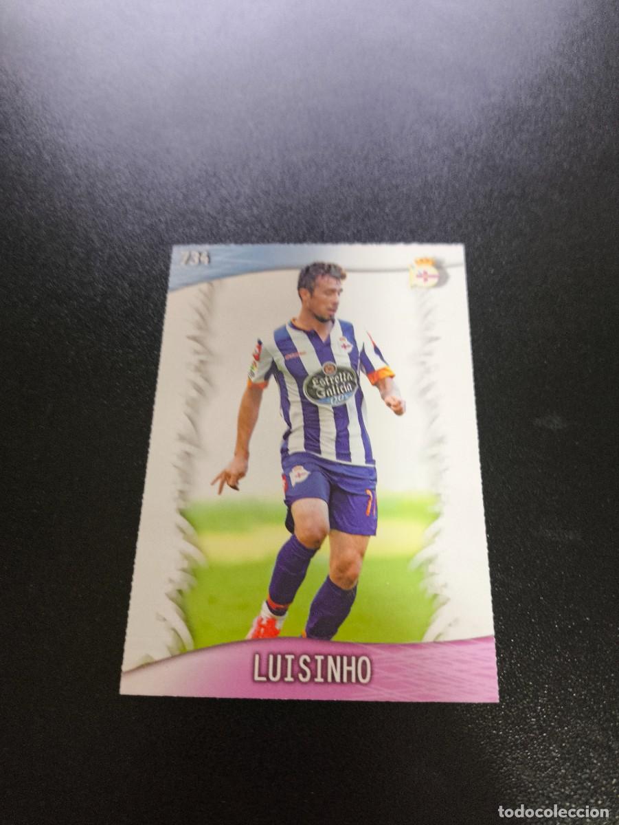 Fu&szlig;ball-Sticker: 734 Luisinho DEPORTIVO DE LA CORU&Ntilde;A MUNDICROMO LIGA 2013 2014 13 14 PLATINUM NO PANINI ESTE