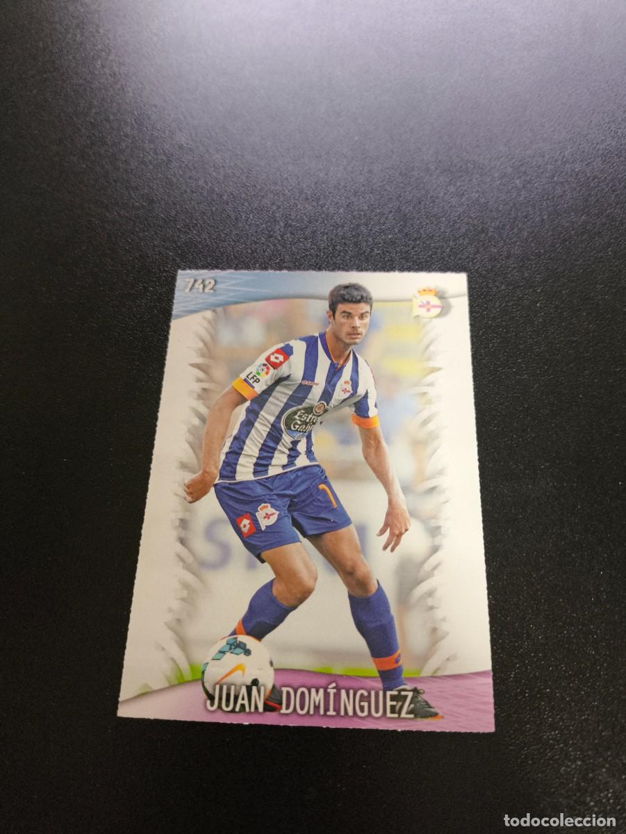 Cromos de Futebol: 742 Juan Dom&iacute;nguez DEPORTIVO DE LA CORU&Ntilde;A MUNDICROMO LIGA 2013 2014 13 14 PLATINUM NO PANINI ESTE