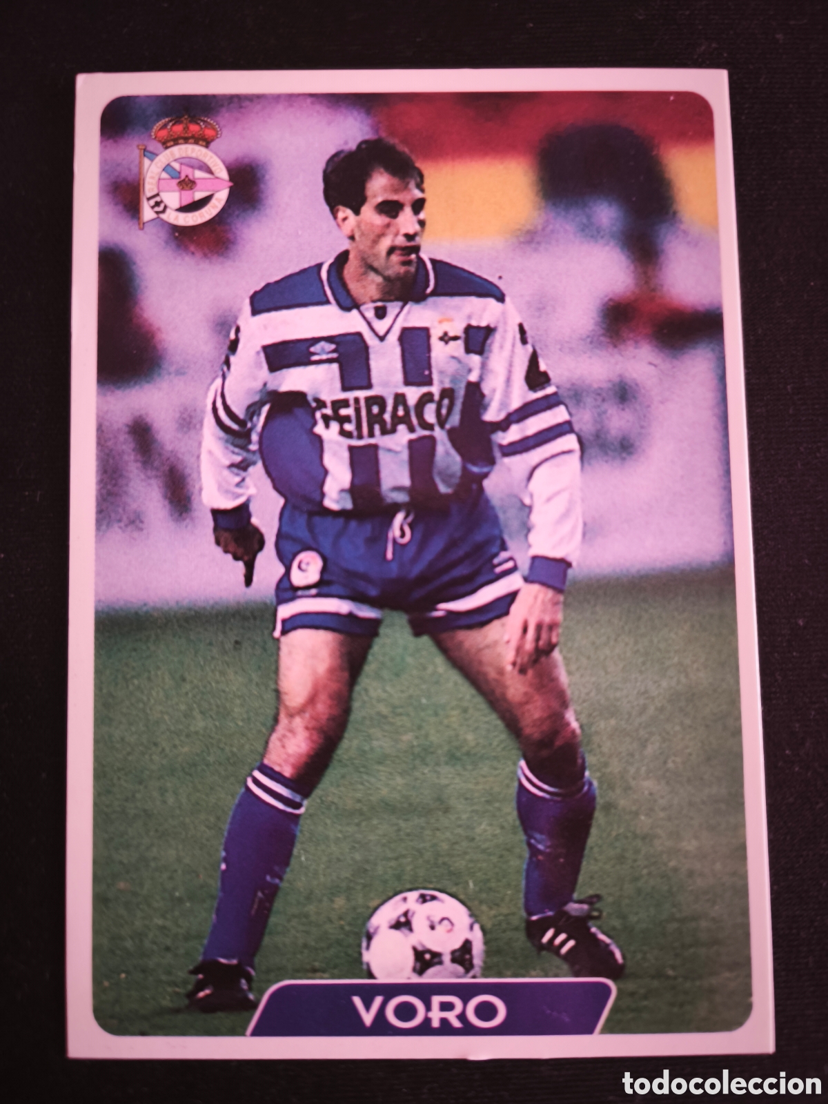 Cromos de Futebol: 27 Voro Deportivo Coru&ntilde;a LAS FICHAS DE LA LIGA MUNDICROMO 1995 1996 95 96