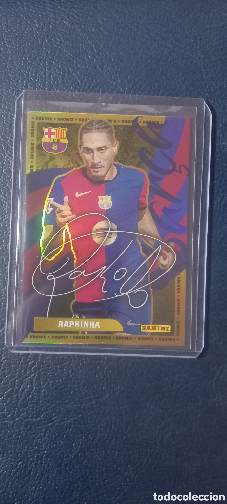 Football Stickers: Raphinha K45 KROMIX FIRMADO PANINI CLUB