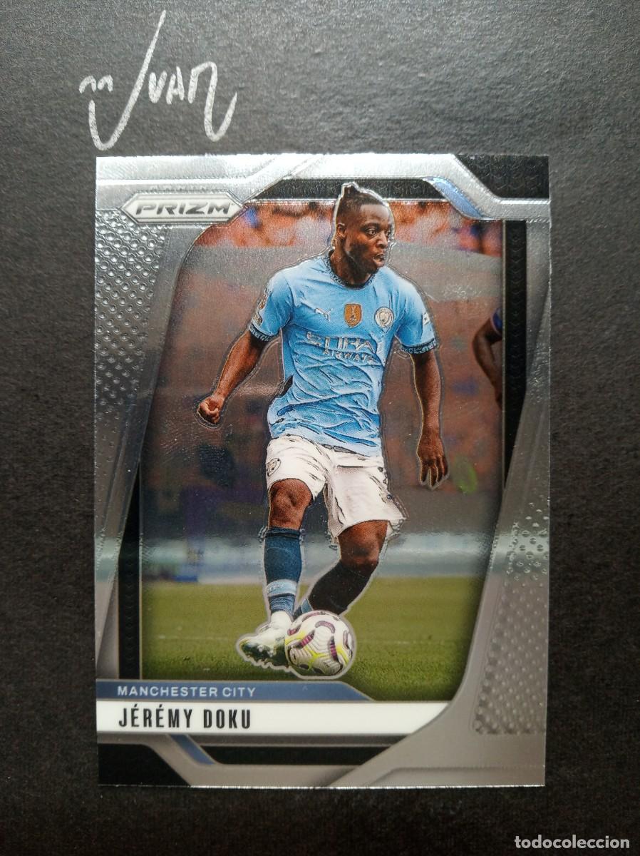 Cromos de Futebol: N&ordm; 6 JEREMY DOKU MANCHESTER CITY BELGICA ⚽ PANINI &reg; PRIZM PREMIER LEAGUE 2024 2025 24 25 NUEVO