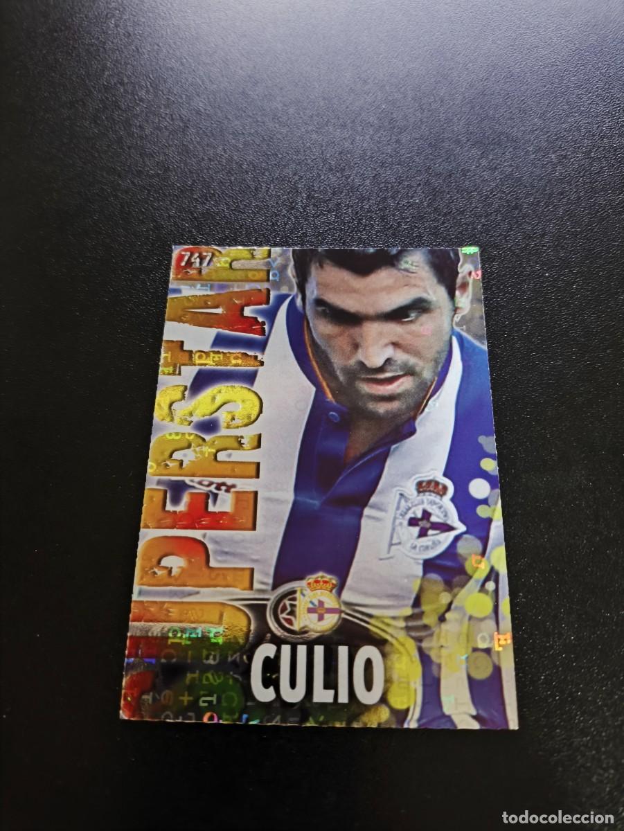 Cromos de Futebol: 747 CULIO SUPERSTAR BRILLO LETRAS CORU&Ntilde;A MUNDICROMO LIGA 2013 2014 13 14 PLATINUM NO PANINI ESTE