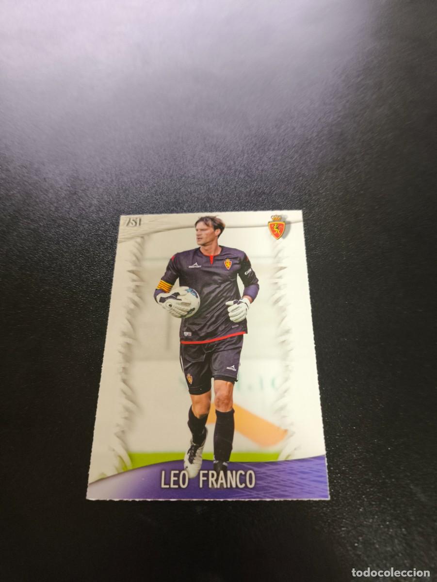 Cromos de Futebol: 751 Leo Franco ZARAGOZA MUNDICROMO LIGA 2013 2014 13 14 PLATINUM NO PANINI ESTE