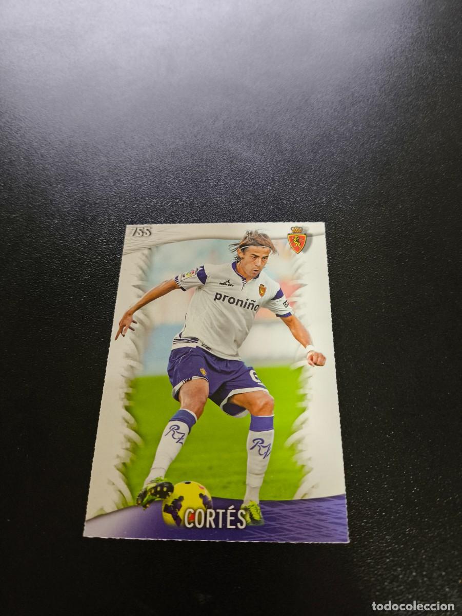 Cromos de F&uacute;tbol: 755 Cort&eacute;s ZARAGOZA MUNDICROMO LIGA 2013 2014 13 14 PLATINUM NO PANINI ESTE