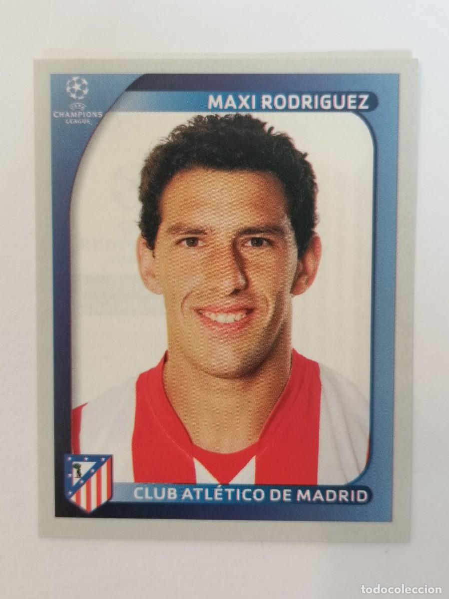 Cromos de F&uacute;tbol: #87 MAXI RODRIGUEZ (ATLETICO MADRID) CHAMPIONS LEAGUE 2008/2009 PANINI