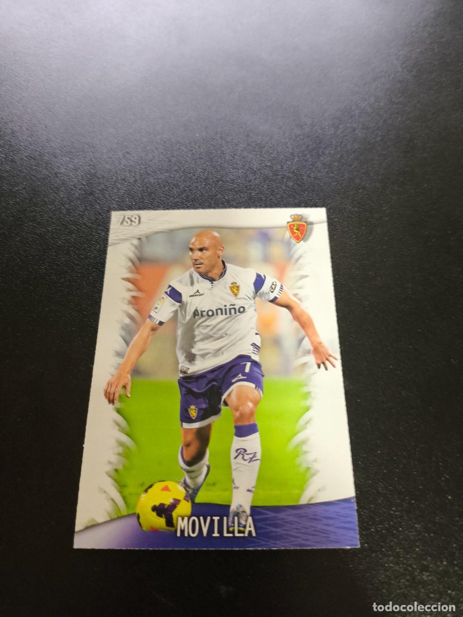 Cromos de F&uacute;tbol: 759 Movilla ZARAGOZA MUNDICROMO LIGA 2013 2014 13 14 PLATINUM NO PANINI ESTE