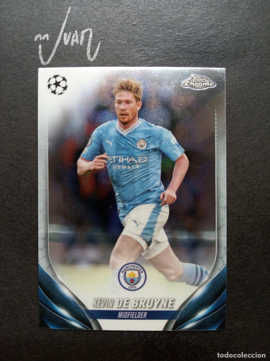 Cromos de F&uacute;tbol: N&ordm; 85 DE BRUYNE MANCHESTER CITY ⚽ TOPPS &reg; CHROME UCC UEFA CLUB COMPETITIONS 2023 2024 23 24 NUEVO