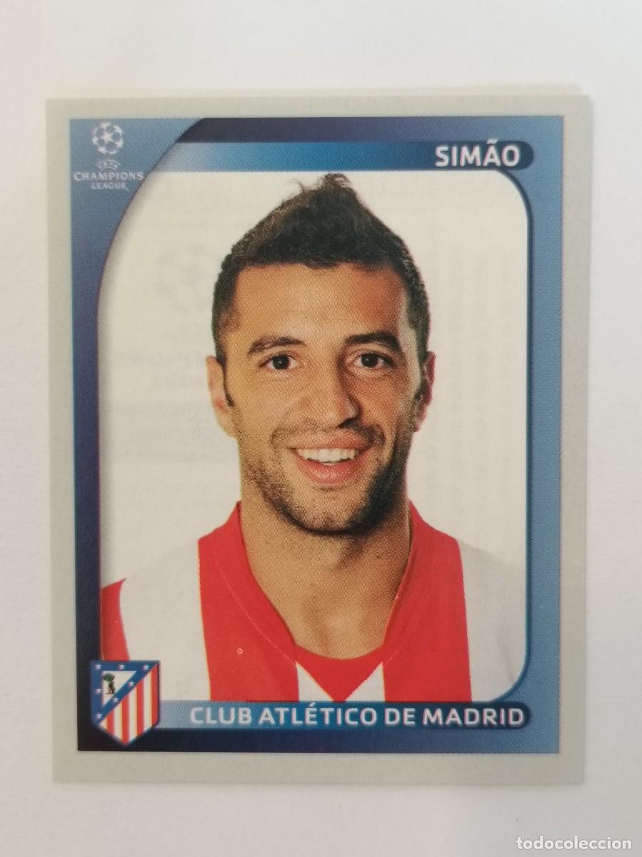Cromos de F&uacute;tbol: #89 SIMAO (ATLETICO MADRID) CHAMPIONS LEAGUE 2008/2009 PANINI