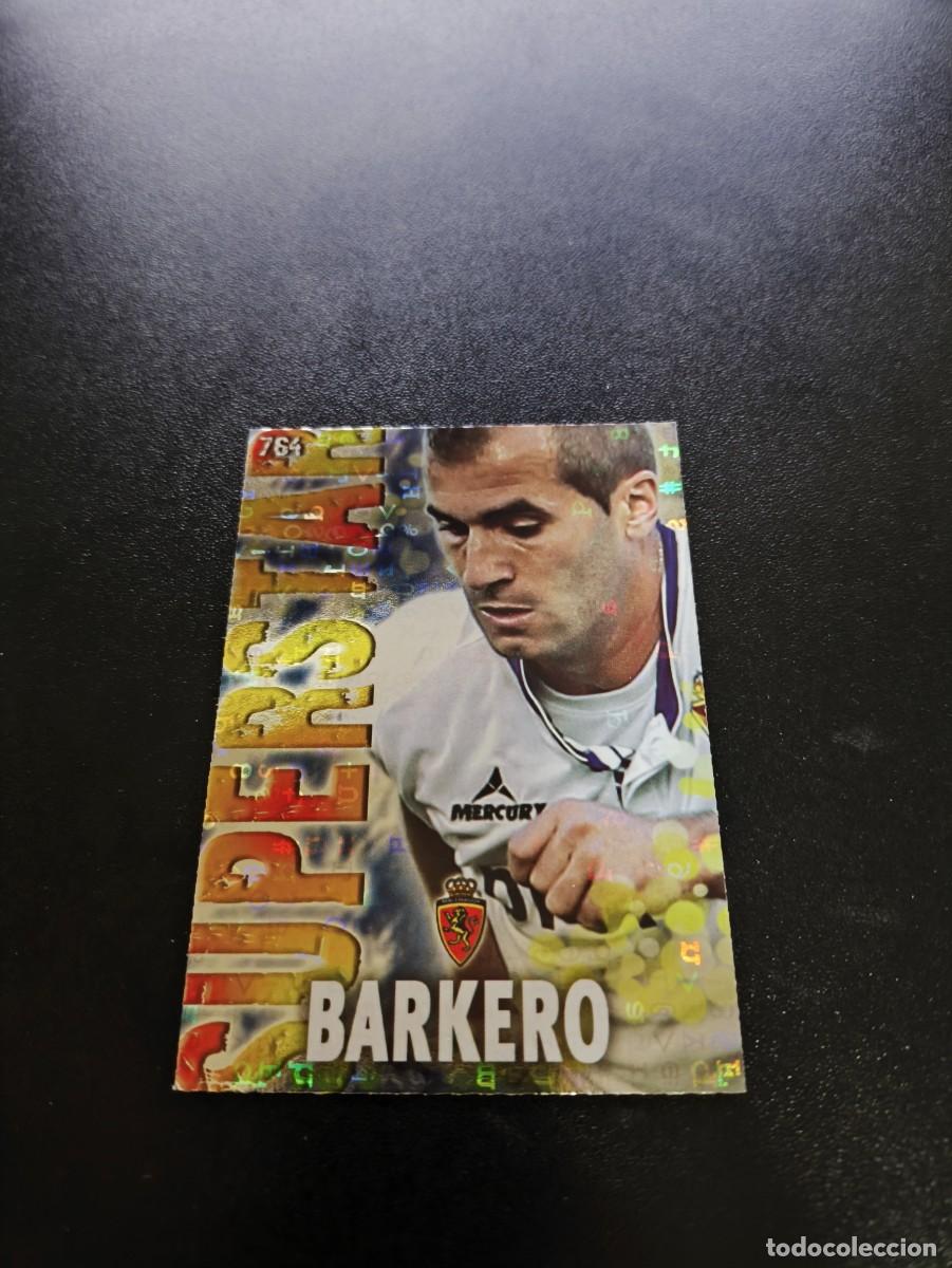 Cromos de F&uacute;tbol: 764 BARKERO SUPERSTAR BRILLO LETRAS ZARAGOZA MUNDICROMO LIGA 2013 2014 13 14 PLATINUM NO PANINI ESTE