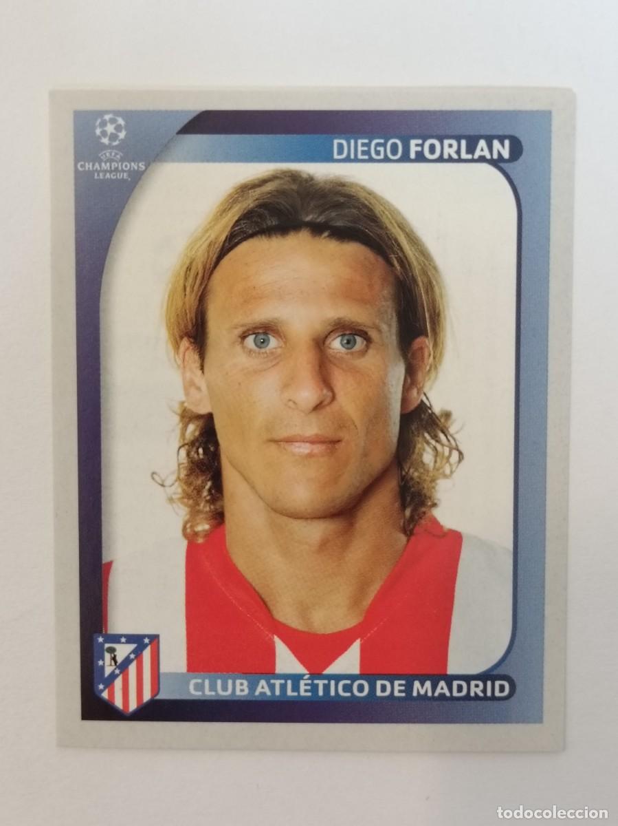 Cromos de F&uacute;tbol: #92 FORLAN (ATLETICO MADRID) CHAMPIONS LEAGUE 2008/2009 PANINI