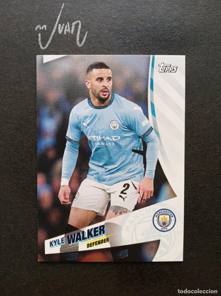 Cromos de F&uacute;tbol: N&ordm; 2 KYLE WALKER MANCHESTER CITY INGLATERRA ⚽ TOPPS &reg; BLUE MOON 2024 2025 24 25 NUEVO