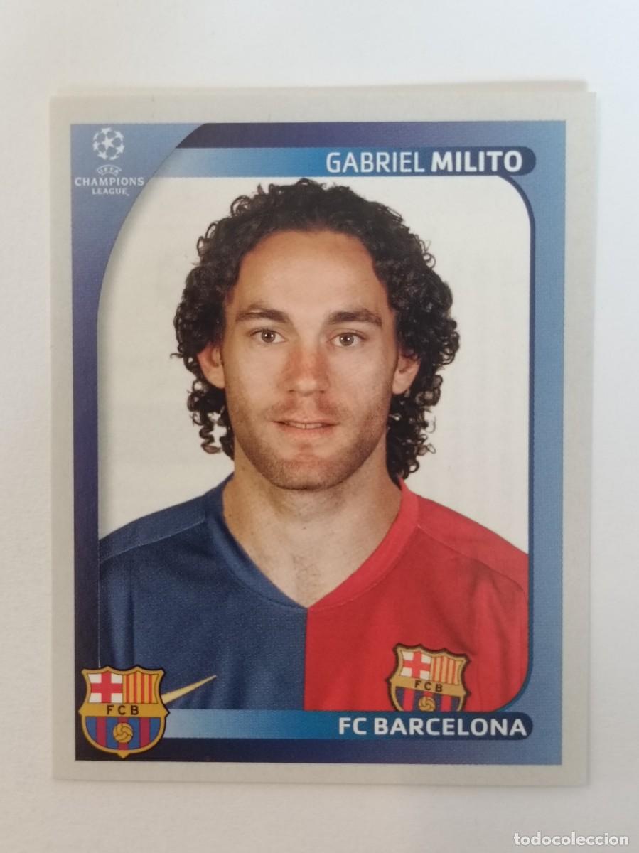 Cromos de F&uacute;tbol: #101 MILITO (F.C. BARCELONA) CHAMPIONS LEAGUE 2008/2009 PANINI