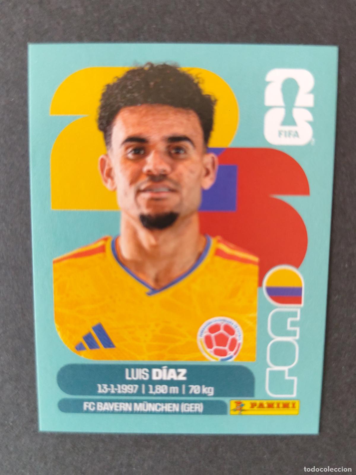 Cromos de F&uacute;tbol: COL20 LUIS D&Iacute;AZ 20 COLOMBIA MUNDIAL FIFA WORLD CUP 2026 STICKER PANINI SIN PEGAR