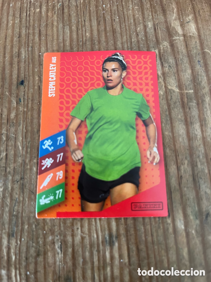 Cromos de F&uacute;tbol: R31860 CROMO SIN PEGAR NUNCA PEGADO PANINI FAMILY FUTBOL FEMENINO STEPH CATLEY AUSTRIA