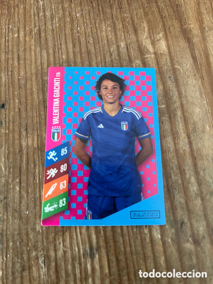 Cromos de F&uacute;tbol: R31860 CROMO SIN PEGAR NUNCA PEGADO PANINI FAMILY FUTBOL FEMENINO VALENTINA GIACINTI ITALIA