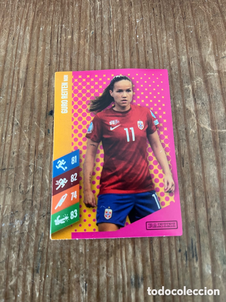 Cromos de F&uacute;tbol: R31860 CROMO SIN PEGAR NUNCA PEGADO PANINI FAMILY FUTBOL FEMENINO GURO REITEN NORUEGA