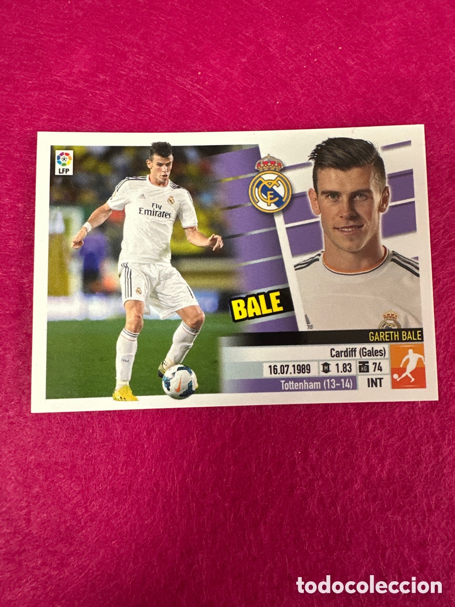 Cromos de F&uacute;tbol: BALE (R.MADRID) N&ordm;60 &Uacute;TIMOS FICHAJES LIGA ESTE 2013-2014 13 14 NUNCA PEGADO SIN PEGAR
