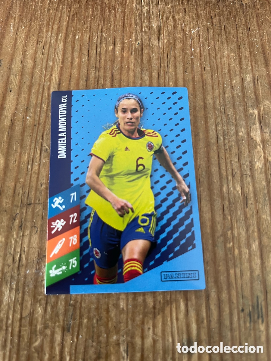 Cromos de F&uacute;tbol: R31860 CROMO SIN PEGAR NUNCA PEGADO PANINI FAMILY FUTBOL FEMENINO DANIELA MONTOYA COLOMBIA