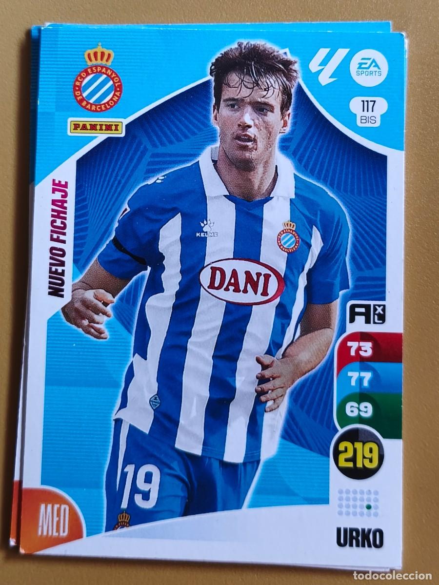 Cromos de F&uacute;tbol: urko, 2024 25 nuevo fichaje
