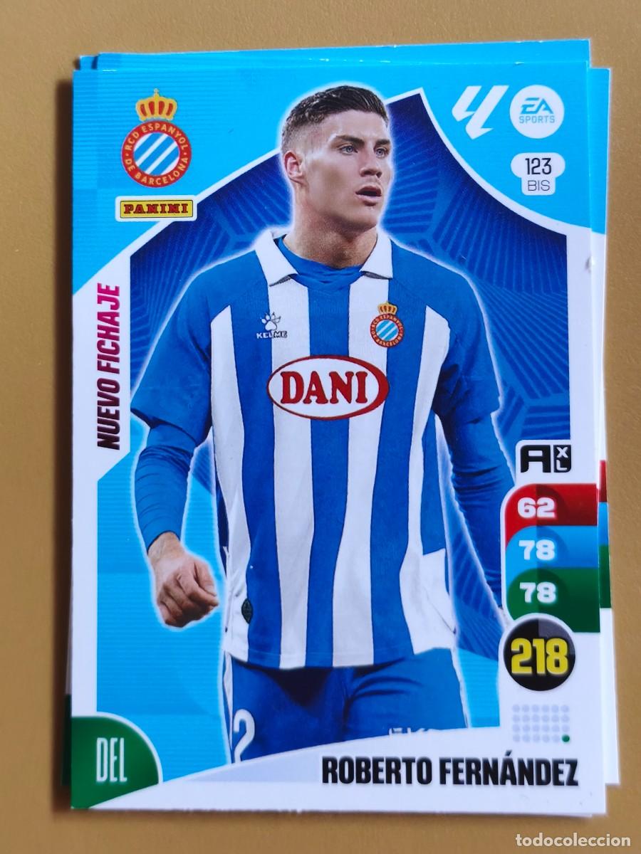 Cromos de F&uacute;tbol: roberto fernandez, 2024 25 nuevo fichaje