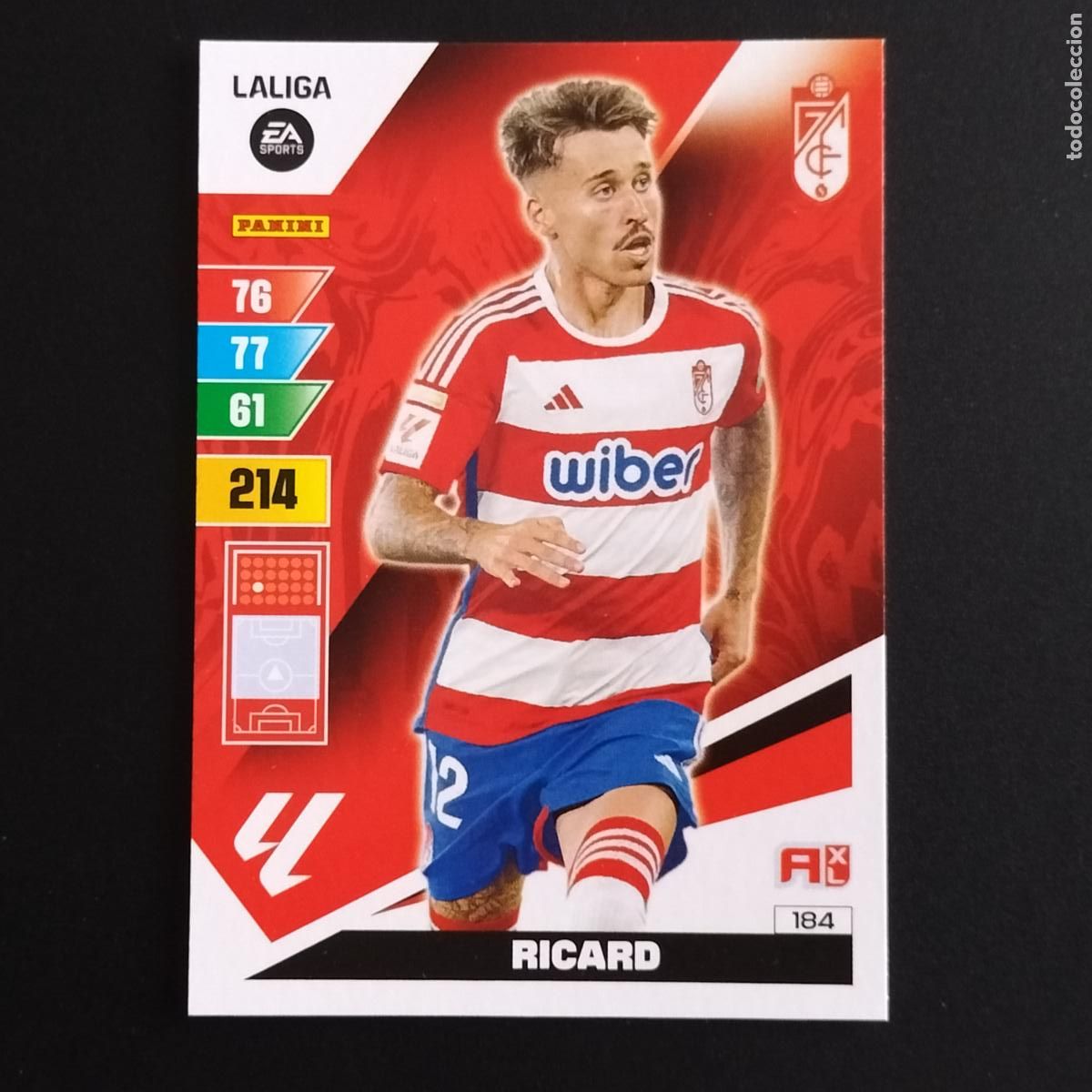 Cromos de F&uacute;tbol: 184 RICARD GRANADA CROMOS ADRENALYN XL LALIGA CARD 2023 2024 23 214 PANINI