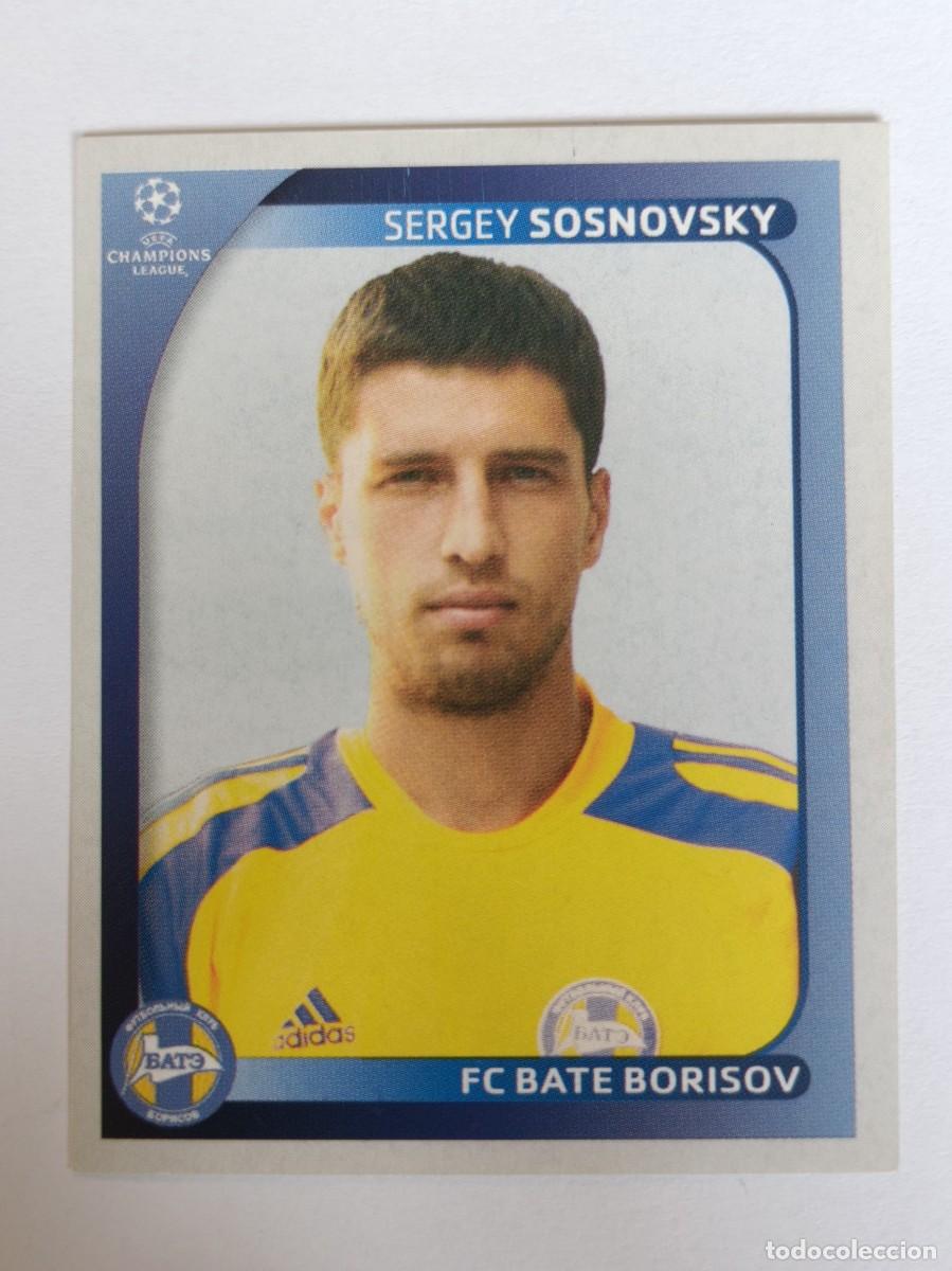 Cromos de F&uacute;tbol: #132 SOSNOVSKY (BATE BORISOV) CHAMPIONS LEAGUE 2008/2009 PANINI