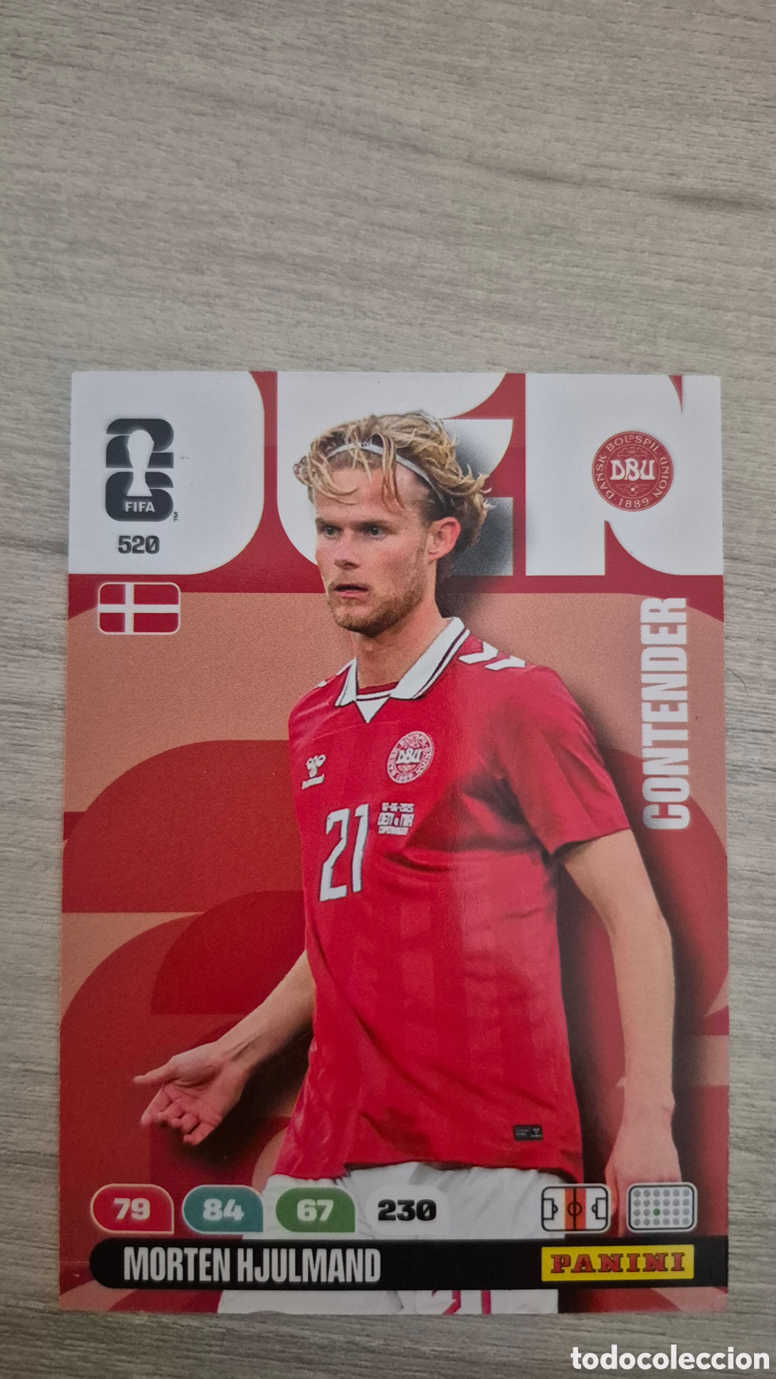 Figurine di Calcio: N&deg;520 Contender Hjulmand (DEN) Adrenalyn FIFA World Cup 2026