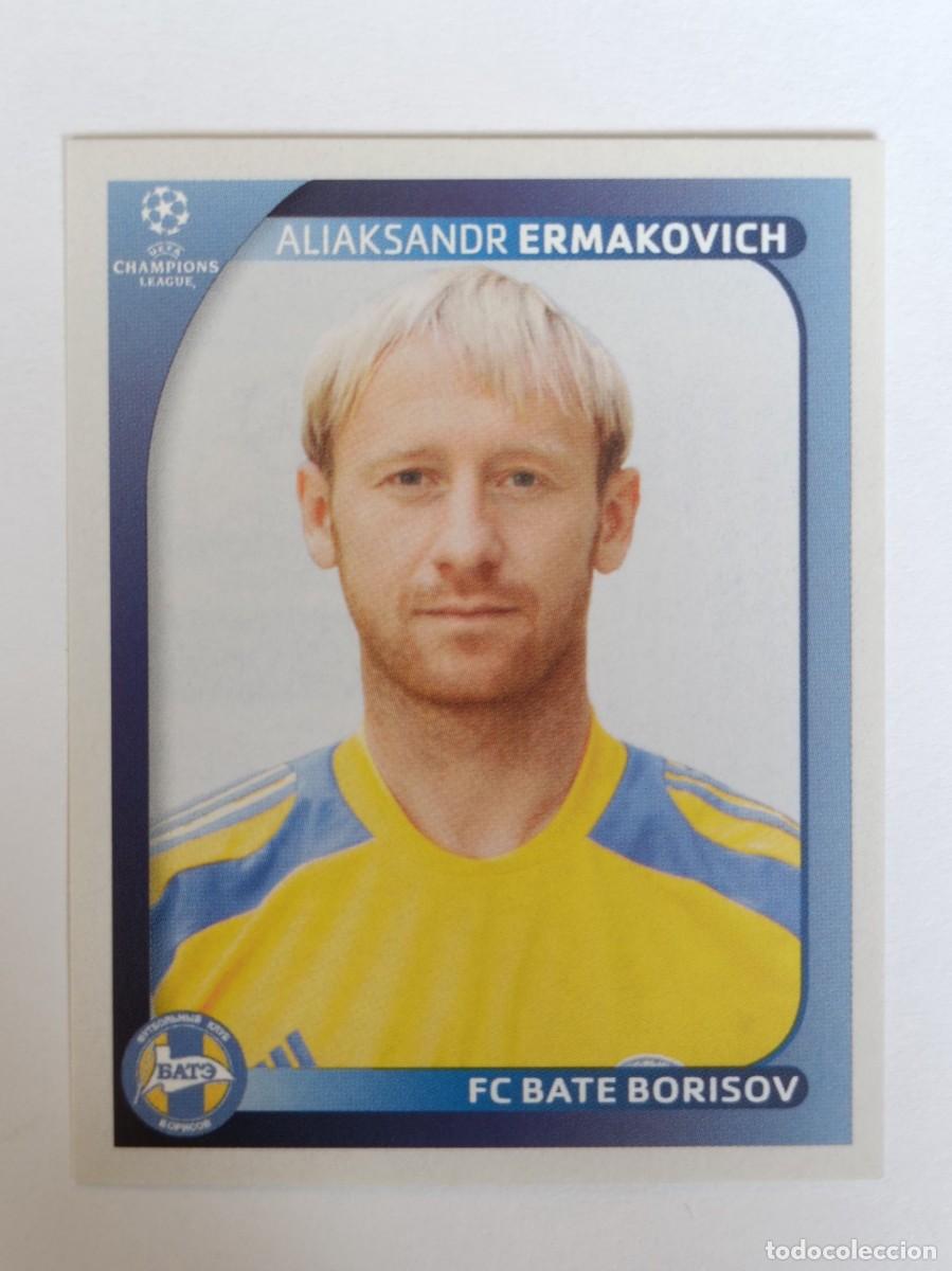 Football Stickers: #136 ERMAKOVICH (BATE BORISOV) CHAMPIONS LEAGUE 2008/2009 PANINI