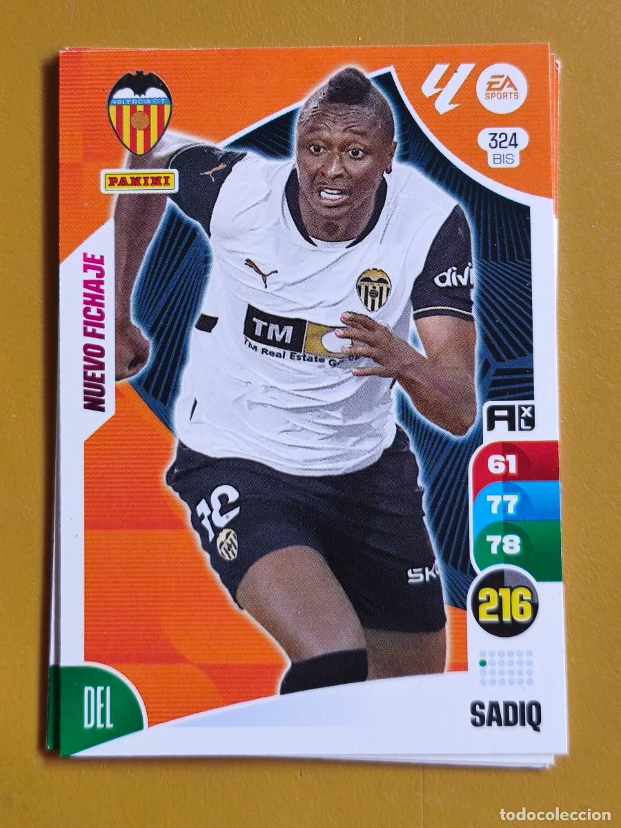 Cromos de F&uacute;tbol: sadiq, 2024 25 nuevo fichaje