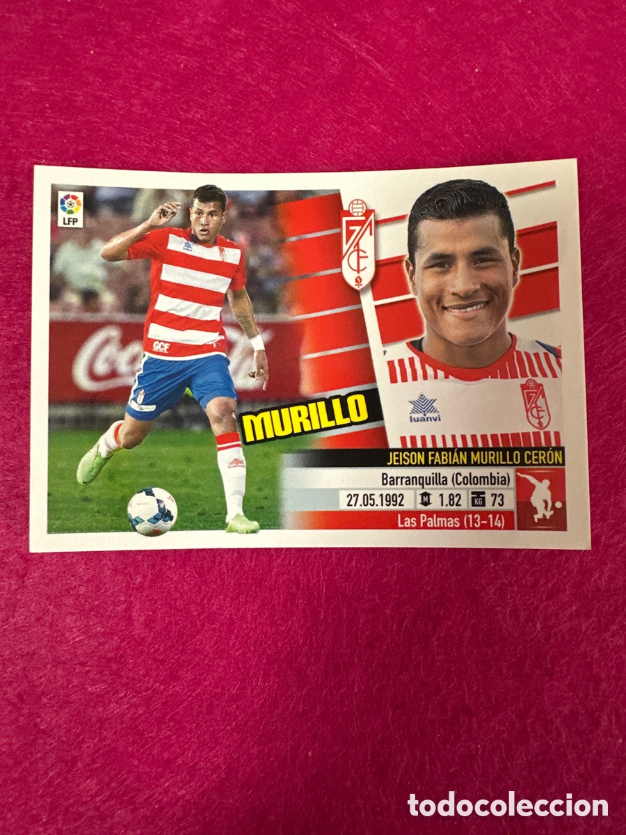 Cartes &agrave; collectionner de Football: MURILLO (GRANADA) N&ordm;61B &Uacute;TIMOS FICHAJES LIGA ESTE 2013-2014 13 14 NUNCA PEGADO SIN PEGAR