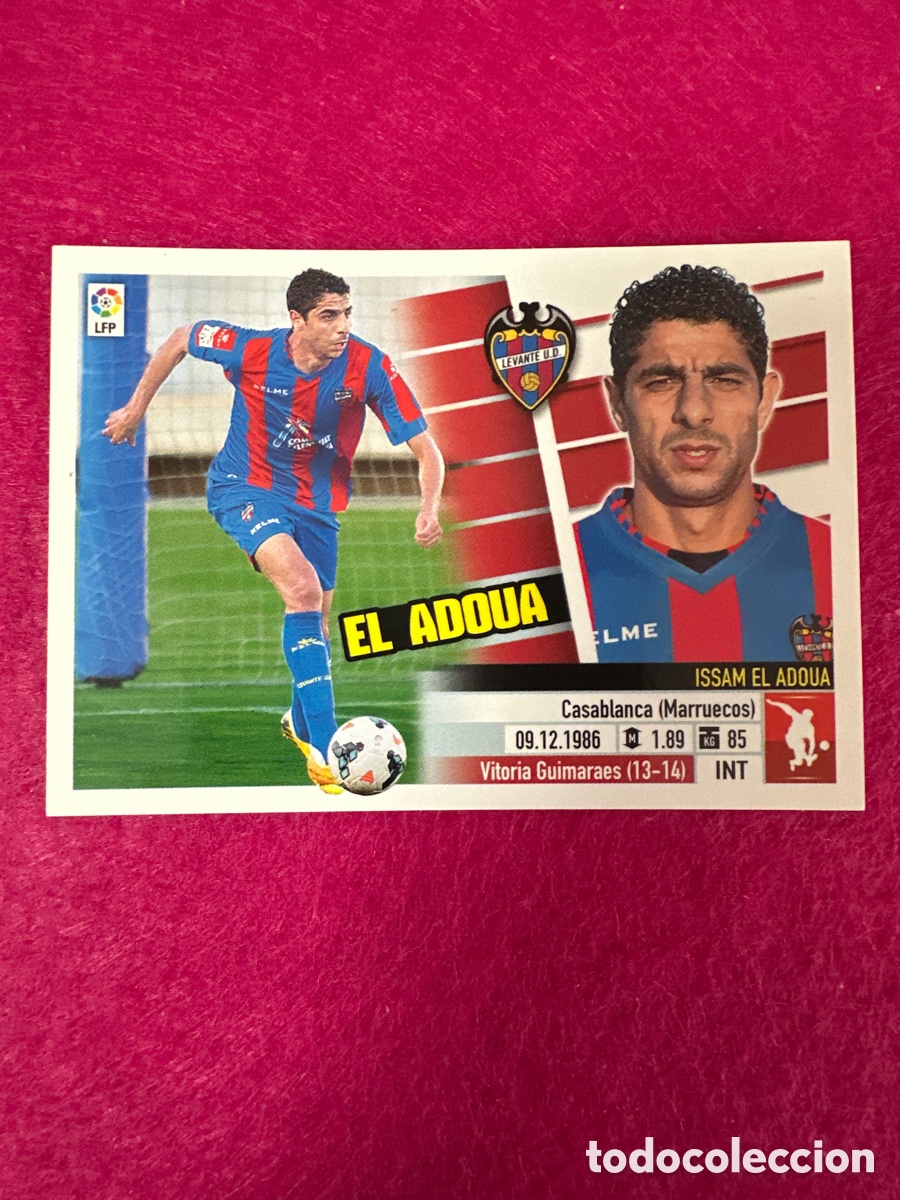Cromos de Futebol: EL ADOUA (LEVANTE) N&ordm;25 &Uacute;TIMOS FICHAJES LIGA ESTE 2013-2014 13 14 NUNCA PEGADO SIN PEGAR